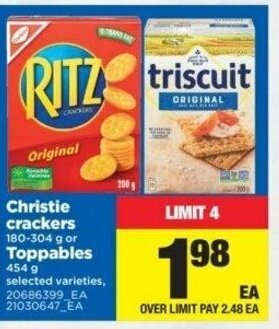 Real Canadian Superstore Christie Crackers offer