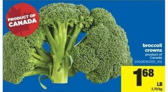Real Canadian Superstore Broccoli Crowns offer