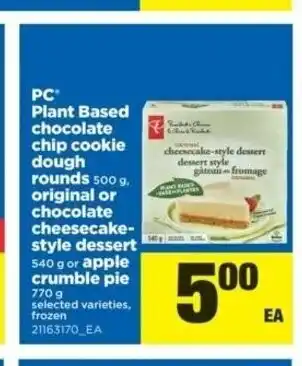 Real Canadian Superstore Plant Based Chocolate Chip Cookie offer
