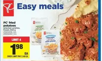Real Canadian Superstore Fried Potatoes offer