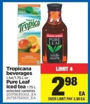Real Canadian Superstore Tropicana Beverages offer