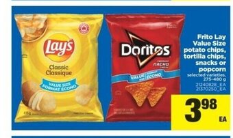 Real Canadian Superstore Frito Lay Value Size Potato Chips offer