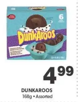 Bidgood's DUNKAROOS 168g Assorted offer