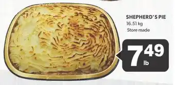 Bidgood's SHEPHERD'S PIE offer