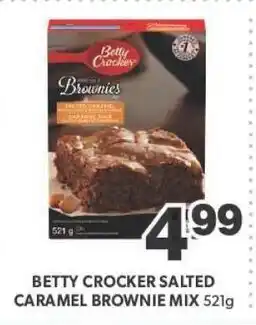 Bidgood's BETTY CROCKER SALTED CARAMEL BROWNIE MIX 521g offer