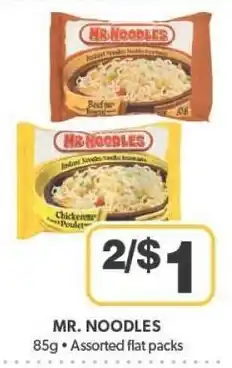 Bidgood's MR. NOODLES 85g Assorted offer