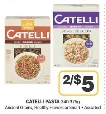 Bidgood's CATELLI PASTA 340-375g offer