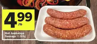 IGA Hot Jambalaya Sausage offer