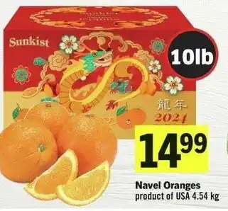 IGA Navel Oranges offer