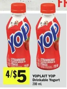 IGA YOPLAIT YOP Drinkable Yogurt 200mL offer