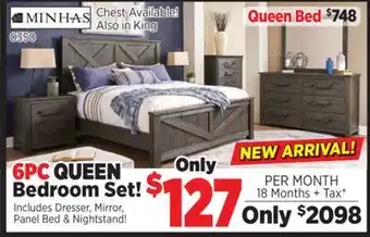 Surplus Furniture Montana 6-Piece Queen Bedroom Set offer