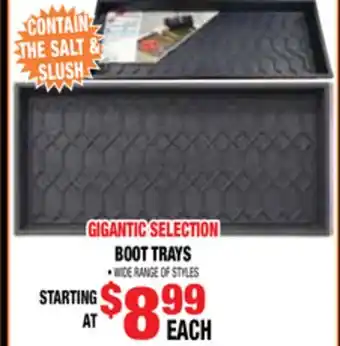 Len's Mill Stores GIGANTIC SELECTION BOOT TRAYS offer