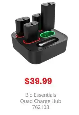 GameStop Biogenik Bio Essentials Quad Charge Hub offer