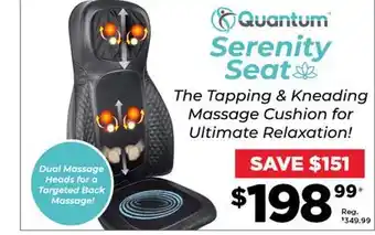 Showcase Quantum Serenity Seat offer