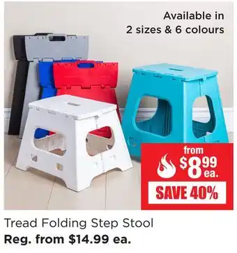 Kitchen Stuff Plus Tread Folding Step Stool offer