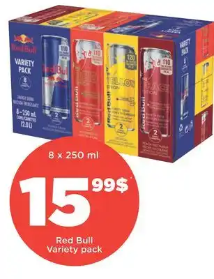 Couche-Tard Red Bull Variety pack offer