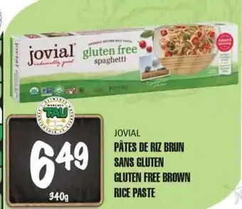 Marches Tau JOVIAL PÂTES DE RIZ BRUN SANS GLUTEN offer