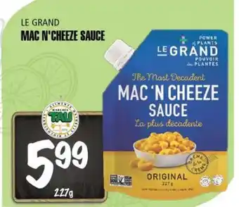 Marches Tau LE GRAND MAC N'CHEEZE SAUCE offer