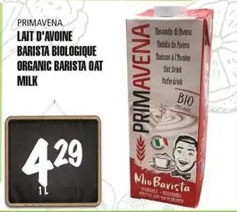 Marches Tau PRIMAVENA LAIT D'AVOINE BARISTA BIOLOGIQUE offer