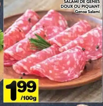 Supermarché PA Genoa Salami offer