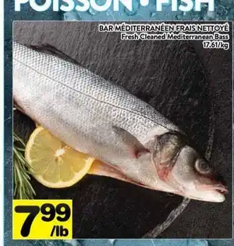Supermarché PA Fresh Cleaned Mediterranean Bass offer