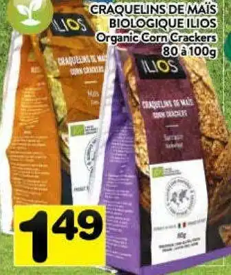 Supermarché PA ILIOS Organic Corn Crackers offer