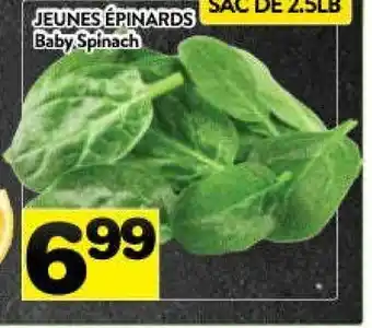 Supermarché PA Baby Spinach offer