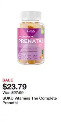 Well SUKU Vitamins The Complete Prenatal offer