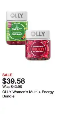 Well OLLY Women's Multi + Energy Bundle offer