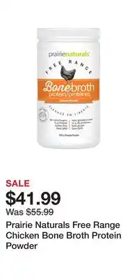 Well Prairie Naturals Free Range Chicken Bone Broth Protein Powder offer