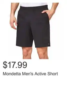 Costco Mondetta Men's Active Short offer