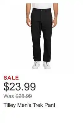 Costco Tilley Men's Trek Pant offer