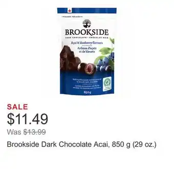 Costco Brookside Dark Chocolate Acai, 850 g (29 oz.) offer