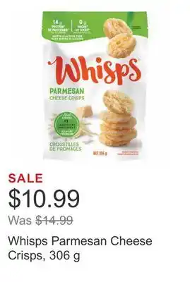 Costco Whisps Parmesan Cheese Crisps, 306 g offer