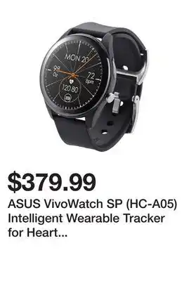 Newegg ASUS VivoWatch SP (HC-A05) Intelligent Wearable Tracker for Heart Rate, Blood Pressure with Built-in GPS and Up to 14 Day Bat offer
