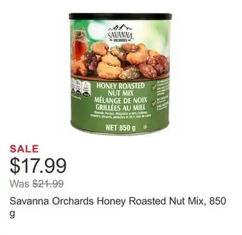 Costco Savanna Orchards Honey Roasted Nut Mix, 850 g offer