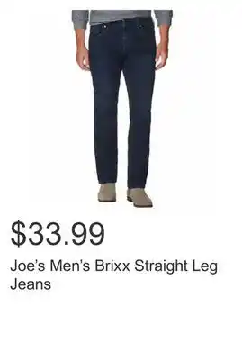 Costco Joe's Men's Brixx Straight Leg Jeans offer