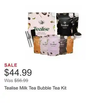 Costco Tealise Milk Tea Bubble Tea Kit offer