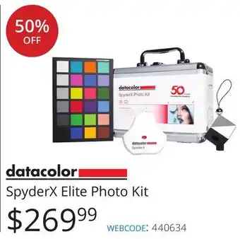 Vistek datacolor SpyderX Elite Photo Kit offer