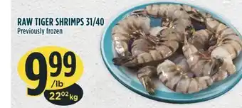 Marché Adonis RAW TIGER SHRIMPS 31/40 offer