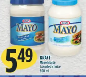 Marché Adonis KRAFT Mayonnaise offer
