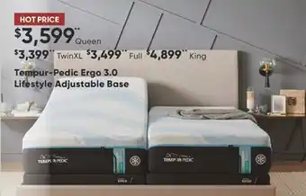 Sleep Country Tempur-Pedic Ergo 3.0 Lifestyle Adjustable Base offer