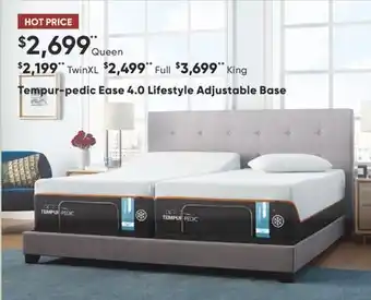 Sleep Country Tempur-pedic Ease 4.0 Lifestyle Adjustable Base offer