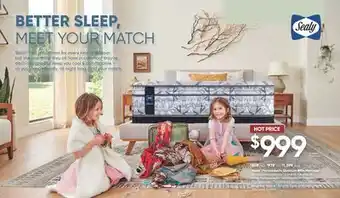 Sleep Country Sealy Posturepedic Optimum Billie Mattress offer