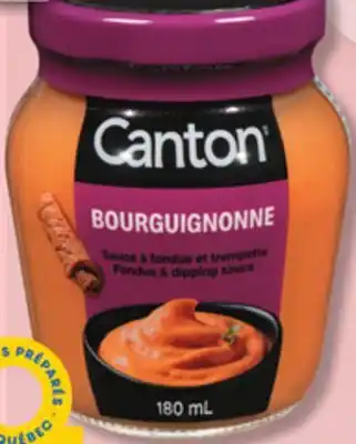 IGA CANTON FONDUE AND DIPPING SAUCE offer