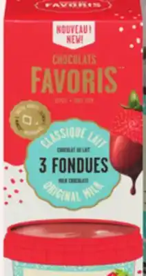 IGA CHOCOLATE FONDUE offer
