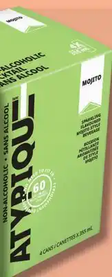 IGA ATYPIQUE NON-ALCOHOLIC SPARKLING BEVERAGE offer