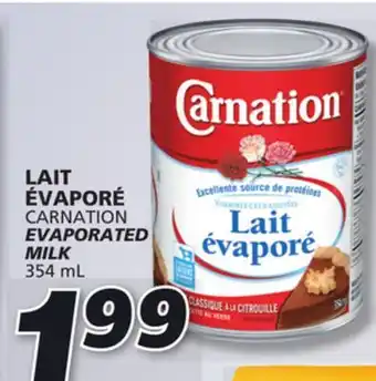 IGA CARNATION EVAPORATED MILK offer