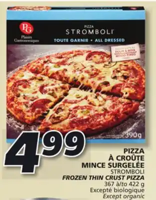 IGA STROMBOLI FROZEN THIN CRUST PIZZA offer