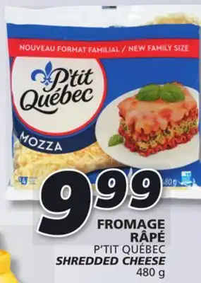 IGA P'TIT QUÉBEC SHREDDED CHEESE offer